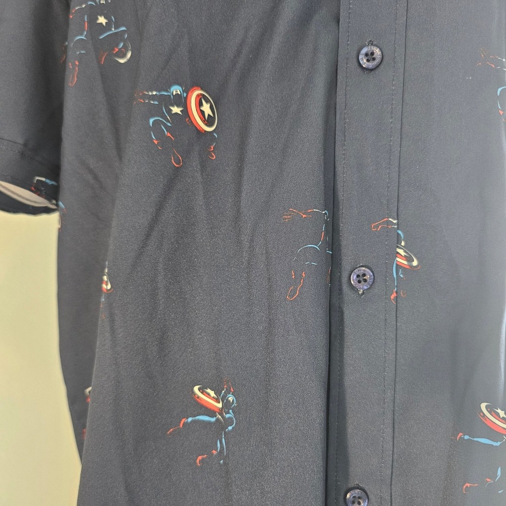 RSVLTS‎ xl Captain America patriotic nwot marvel - Picture 3 of 7